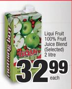 Liqui Fruit 100% Fruit Juice Blend-2Ltr Each