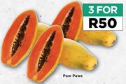 Paw Paws-For 3