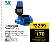 Max Pump Performance Booster Pump 586852