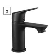 Builders Trend Range (Basin Mixer) Matt Black 850021618