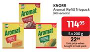 Knorr Aromat Refill Triopack (All Variants)-5 x 200g