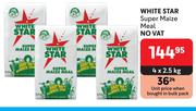White Star Super Maize Meal-4 x 2.5Kg