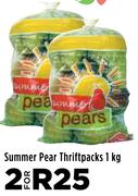 Summer Pear Thriftpacks-For 2 x 1Kg