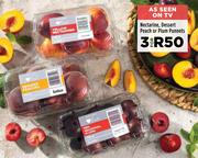 Nectarine, Dessert Peach Or Plum Punnets-For 3