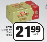 Spar Margarine Brick-500g Each