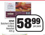 Spar Butcher's Best Grillers Assorted-425g Per Pack
