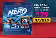 Nerf Elite 2.0 Dart Refill 20 Pack