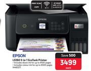 Epson L3260 3 In  Eco Tank Printer