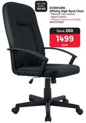 Everfurn Affinity High Back Chair
