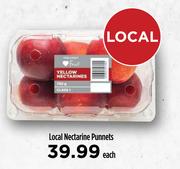 Local Nectarine Punnets-Each