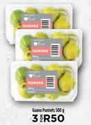 Guava Punnets-For 3 x 500g