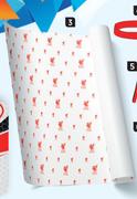Butterfly Liverpool Set Book Cover Roll Wraps-1m (w) x 700mm (h)