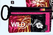 Butterfly Wild Soul Set 3 Compartments Pencil Case-Each