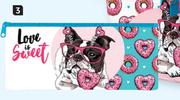 Butterfly Donut Set 33cm Deluxe Pencil Case-Each