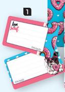Butterfly Donut Set Book Labels-Per 16 Pack