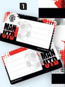 Butterfly Manchester United Set Book Labels-Per 16 Pack