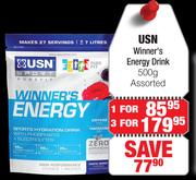 USN Winner's Energy Drink Assorted- For 1 x 500g
