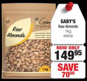 Gaby's Raw Almonds- 1Kg