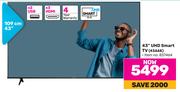 Hisense 43" (109cm) UHD Smart TV 43A6K