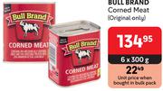 Bull Brand Corned Meat (Original Only)-6 x 300g