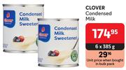 Clover Condensed Milk-6 x 385g