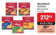 Kellogg's Noodles (All Variants)-8 x 5x70g