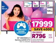 LG 65" (165cm) 2.1 Gaming webOS S TV QNED806