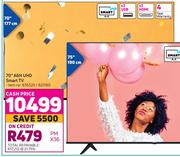 Hisense 70" (177cm) A6H UHD Smart TV