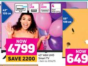 Hisense 43" (109cm) A6H UHD Smart TV