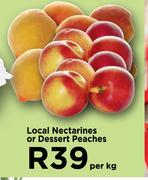 Local Nectarines Or Dessert Peaches-Per Kg