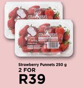 Strawberry Punnets-For 2 x 250g