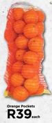 Orange Pockets-Each
