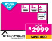 Hisense 81cm (32") Smart TV 32A4K