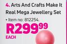 Arts & Crafts Make It Real Mega Jewellery Set-Each