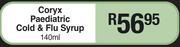Coryx Paediatric Cold & Flu Syrup-140ml