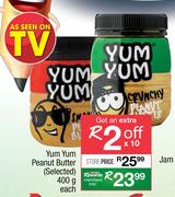 Yum Yum Peanut Butter-400g Each