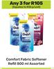 Comfort Fabric Softener Refill Assorted-For Any 3 x 800ml