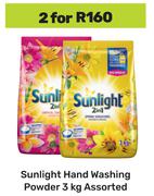 Sunlight Hand Washing Powder Assorted-For 2 x 3Kg