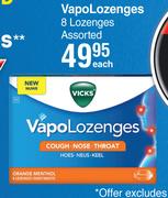 Vicks Vapo Lozenges 8 Lozenges Assorted-Each