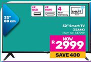   Hisense 80cm (32") Smart TV 32A4K