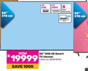 Hisense 215cm (85") UHD 4K Smart TV 85A6N