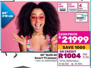 Hisense 215cm (85")QLED 4K Smart TV 85Q6N