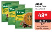 Knorr Packet Soup (All Variants)-10 x 50g