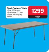 Steel Canteen Table