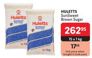 Huletts Sun Sweet Brown Sugar-15 x 1Kg