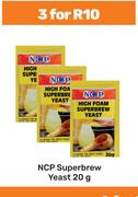 NCP Superbrew Yeast-For 3 x 20g