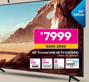 Samsung 55"(139cm) Cryststal UHD 4K TV CU7000