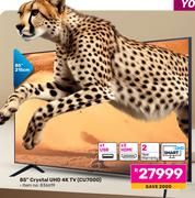 Samsung 85"(215cm) Cryststal UHD 4K TV CU7000