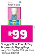 Snuggle Time Knot-A-Bag Disposable Nappy Bags
