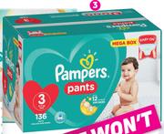 Pampers Active Baby Pants Mega Box (Assorted Sizes)
